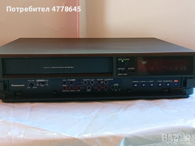 видео VHS Panasonic, снимка 4 - Плейъри, домашно кино, прожектори - 54819684