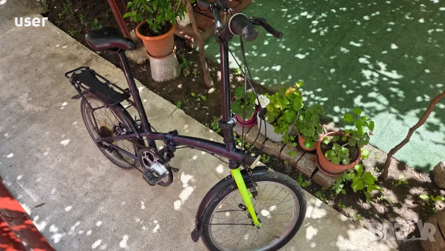 Сгъваем велосипед btwin tilt 120 20" сгъваемо колело