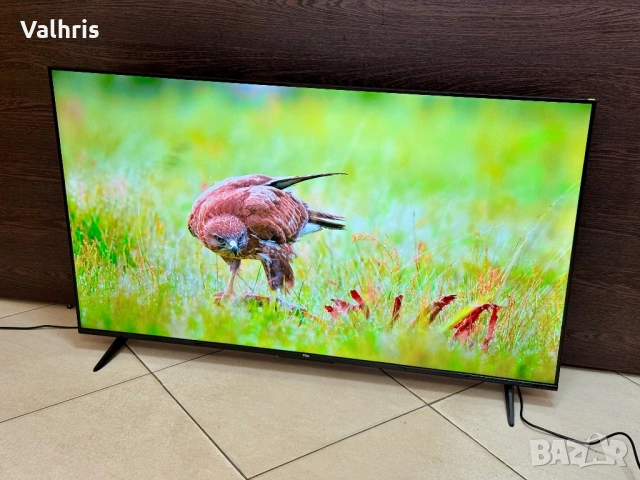 TCL LED 50" / Smart  / Google TV / 4K Ultra HD / 50P635 / КАТО НОВ!