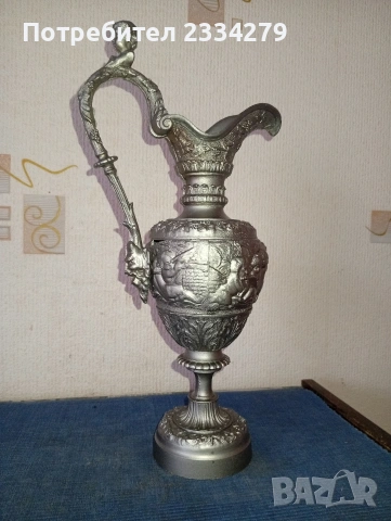 Стари кани-вази ,,РИТОНИ", красива ренесансова форма , снимка 4 - Антикварни и старинни предмети - 54486906