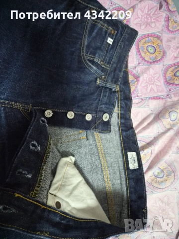 японски Selvage Denim Edwin E-STANDARD, снимка 4 - Дънки - 54664250