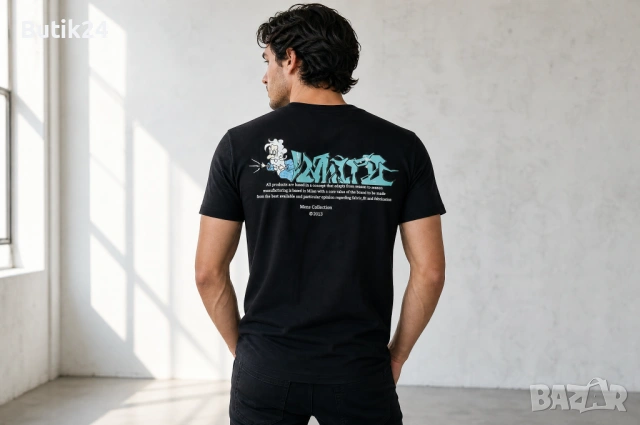 Мъжка тениска Off-White (Virgil Abloh) — slim fit — S / M / L / XL, снимка 2 - Тениски - 54925398