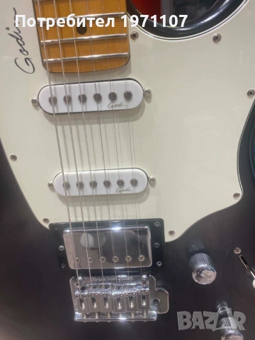 Ел китара Godin Session HT (Matte Black) made in Canada, снимка 2 - Китари - 54785325