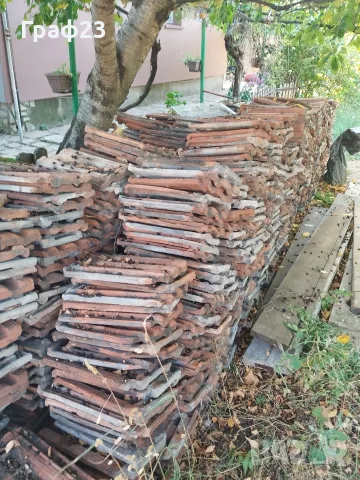 Продавам здрави български керемиди 120м2, снимка 2 - Ремонти на покриви - 55666411