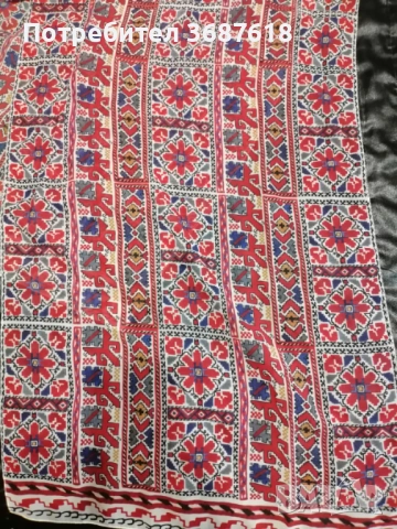 Копринен шал, снимка 2 - Шалове - 54395990