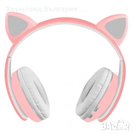 Безжични блутут светещи слушалки котешки уши, снимка 4 - Bluetooth слушалки - 54774757