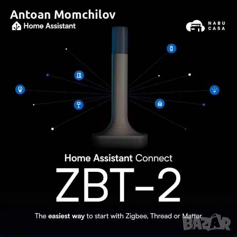 Смарт адаптер Home Assistant Connect ZBT-2 Zigbee Thread Matter, снимка 9 - Други - 55178146
