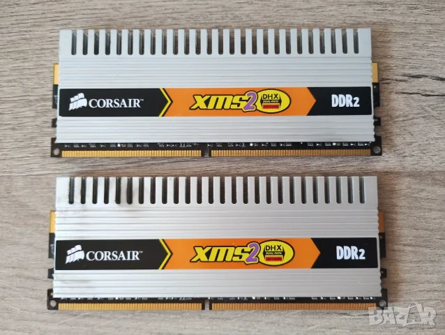 Kit DDR2 2x2GB Corsair XMS2, снимка 2 - RAM памет - 55621360