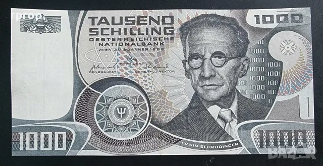 Австрия
.1000  шилинга.
1983 година.
Голям номинал.
