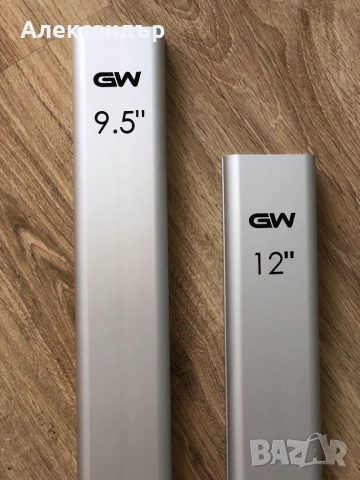 GW 520mm Aluminium Radius Sanding Beam за 9.5" и 12" fretboard радиус, снимка 3 - Китари - 55159852