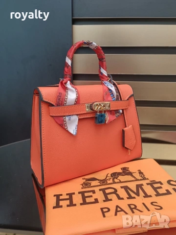 Hermes Нова Стилна Дамска Чанта Ерме Различни Цветове , снимка 11 - Чанти - 54613481
