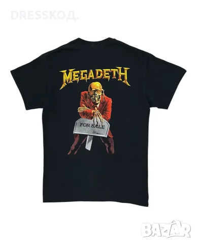 Megadeth мъжка метал тениска, M размер , снимка 2 - Тениски - 55315700