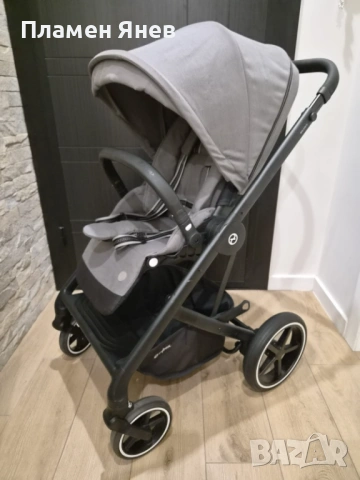 Количка 3 в 1 Cybex Balios S / Soho Grey, снимка 10 - Детски колички - 54133682