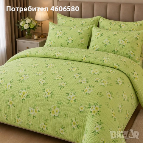 🩷 НОВИ ДЕСЕНИ НА КОМПЛЕКТИ ОТ КРЕПОН 🩷, снимка 11 - Спално бельо - 54530970