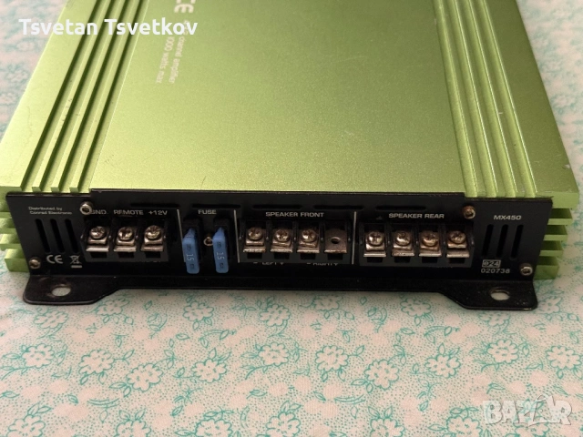 Усилвател Raveland Green Force 1000 watts, снимка 2 - Ресийвъри, усилватели, смесителни пултове - 54891235