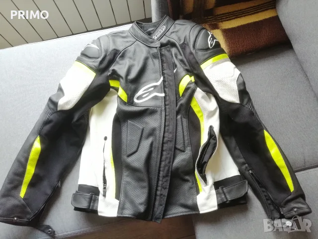 Кожено мото яке Alpinestars GP Plus R v2 Airflow – Размер 54 + Протектор