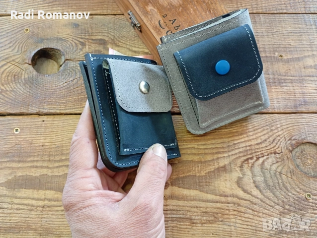 Ръчно изработени мъжки кожени портфейли , снимка 5 - Портфейли, портмонета - 54389444