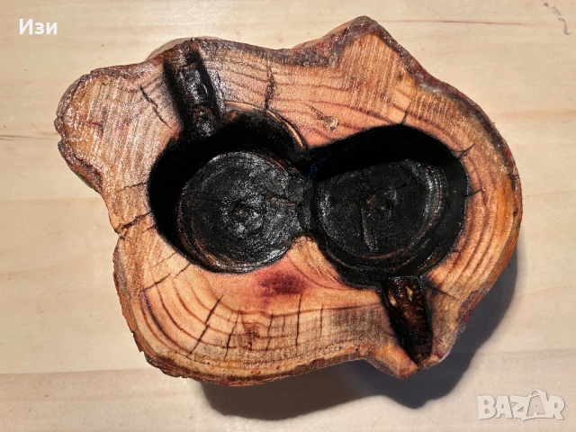 Пепелник от дърво, снимка 5 - Други стоки за дома - 53972064