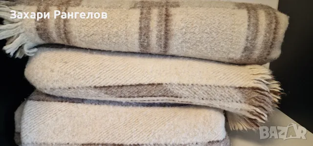 🛏️ Комплект от 4 премиум вълнени одеяла от естествена вълна – 185 × 140 см, снимка 7 - Олекотени завивки и одеяла - 55434937