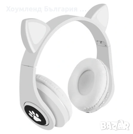 Безжични блутут светещи слушалки котешки уши, снимка 6 - Bluetooth слушалки - 54774757