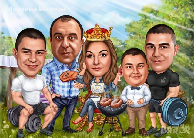 Дигитални карикатури , снимка 9 - Картини - 55481722