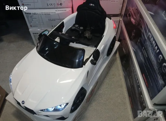 ПРОМО Акумулаторна кола BMW M4 с меки гуми , кожен салон , 12V, снимка 8 - Коли, камиони, мотори, писти - 55406988