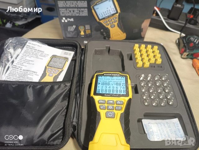 Klein Tools VDV501-852 Тестер за кабели с дистанционно управление, VDV Scout Pro 3 , снимка 3 - Друга електроника - 54969473