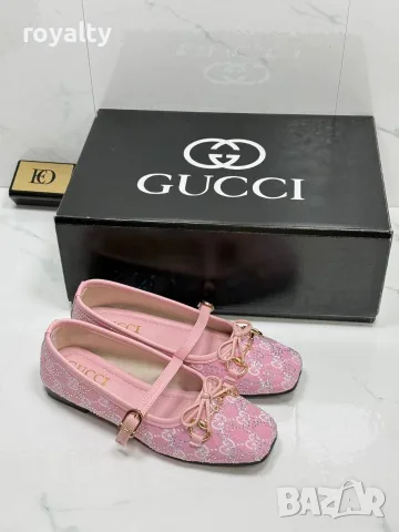Gucci Нови Дамски Елегантни Обувки Различни Цветове Гучи с Кутия 
