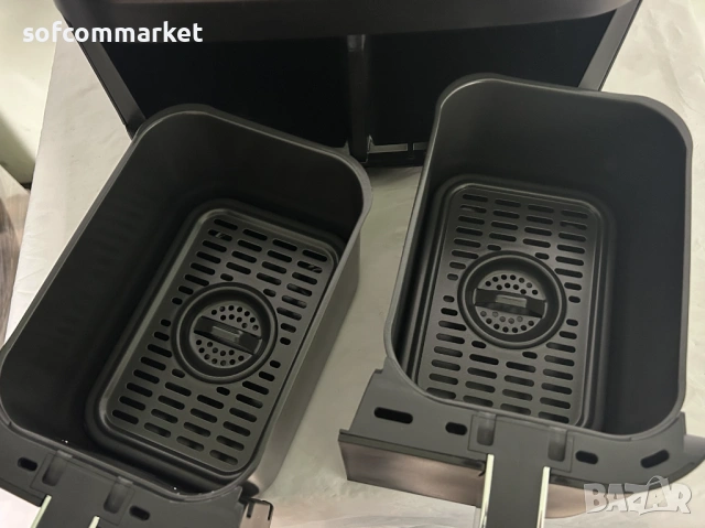 НОВ Двузонов фритюрник Ninja Foodi AF300EU (7.6L) – 6 месеца гаранция, снимка 7 - Фритюрници - 54056482