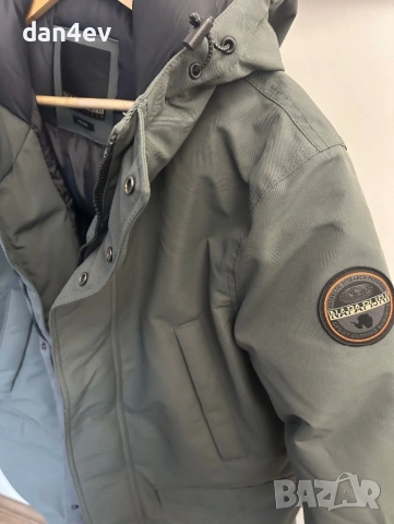 Зимна Парка Napapijri A-Cornier в зелено, снимка 7 - Якета - 54211107