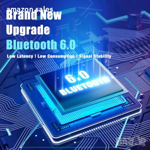 Безжични Bluetooth слушалки BERIBES с микрофон,65 часа време възпроизвеждане 6 музикални режимa HiFi, снимка 4 - Bluetooth слушалки - 54479895