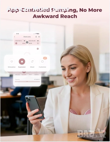 Помпа за кърма Momcozy Mobile Flow M9 2 броя, снимка 5 - Помпи за кърма - 55033152