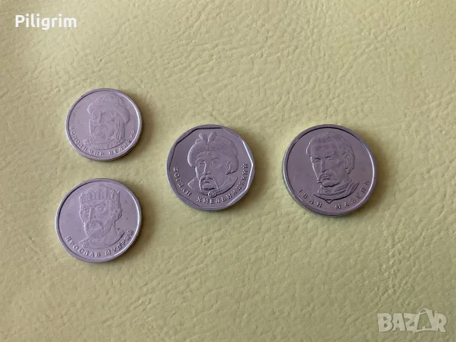 Украйна, комплект гривни 1, 2, 5, 10., снимка 2 - Нумизматика и бонистика - 55364019