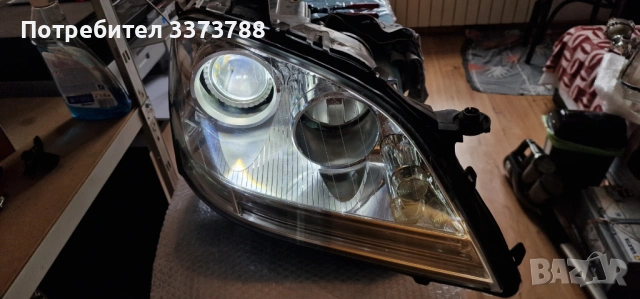 Продавам 2 комплекта рециклирани, ксенонови фарове със завиване за w164, снимка 4 - Части - 54739469