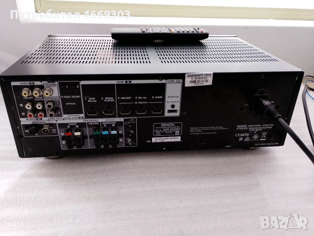 Denon AVR X 520BT. Bluetooth , снимка 6 - Ресийвъри, усилватели, смесителни пултове - 53974020