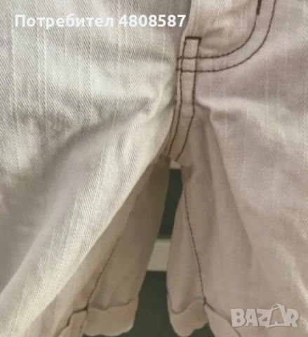 Бели къси панталони, снимка 6 - Къси панталони и бермуди - 55163105