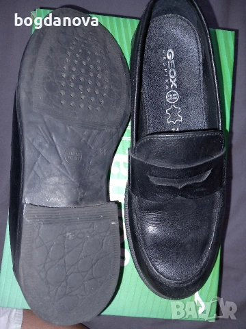 Мокасини Geox от естествена кожа, 34 номер, снимка 4 - Детски обувки - 54003343