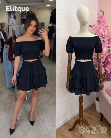 дамски комплект бюстие и пола 
