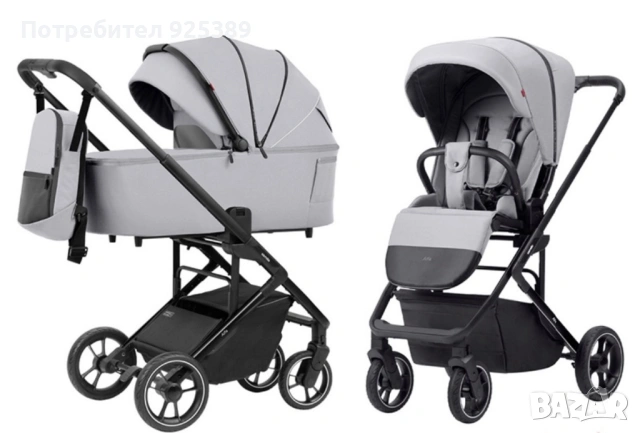 Бебешка количка Carello Alfa 2in1, снимка 9 - Детски колички - 54691927