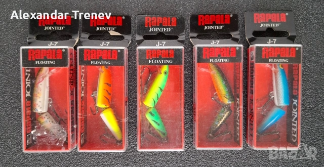Воблери Rapala Jointed, снимка 3 - Такъми - 54662780