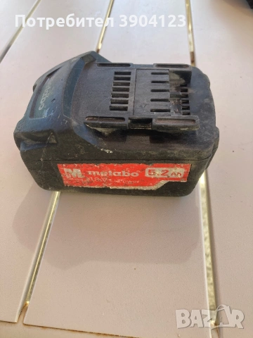 Батерия Metabo 18V-5,2ah, снимка 2 - Други инструменти - 54899519