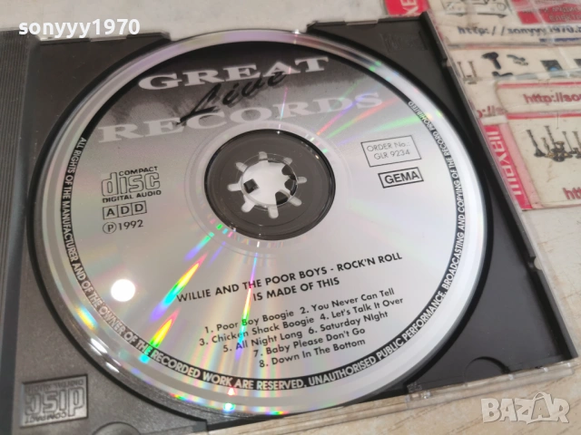 WILLIE CD-ВНОС GERMANY 2805261749H2E6R, снимка 7 - CD дискове - 54702160