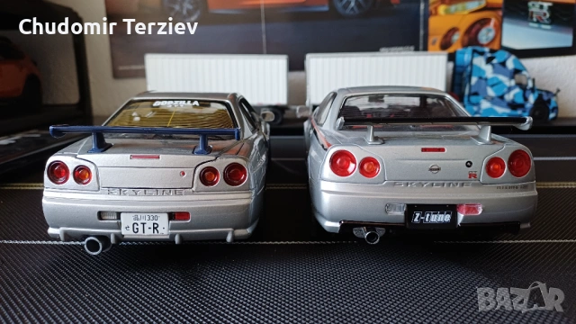 Мащабни модели коли 1:18 Nissan Skyline GTR R34, снимка 6 - Колекции - 54911522