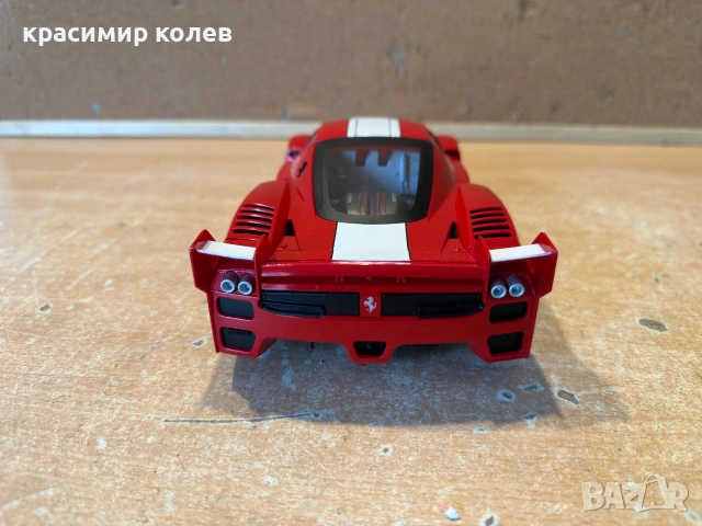 метален модел "FERRARI FXX"/Hot Wheels,1:18/, снимка 12 - Колекции - 55123353
