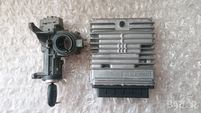 Компютър двигателDELPHI 2M5A-12A650-PE,ключ,патронник,имобилайзер за форд фокусМК1 1,8 115к.с.до2004