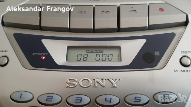 SONY CFD - S250L cd radio cassette recorder, снимка 15 - Радиокасетофони, транзистори - 55055594