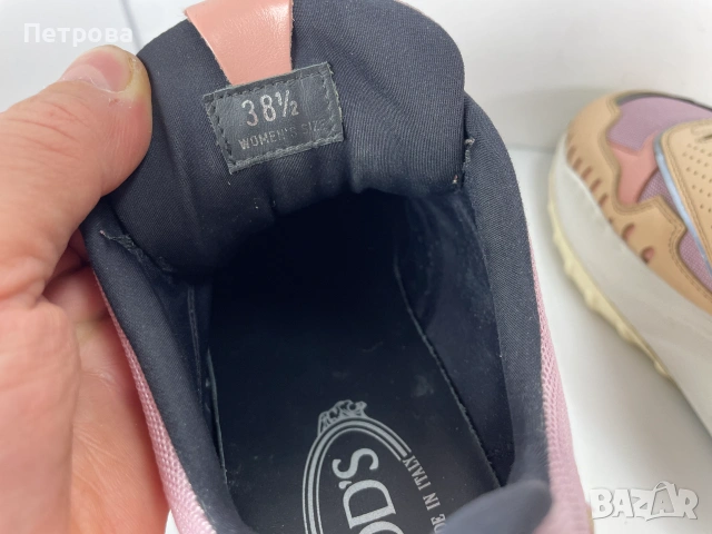 Кожени маратонки Tod's 38.5 Оригинал, снимка 8 - Маратонки - 55221663