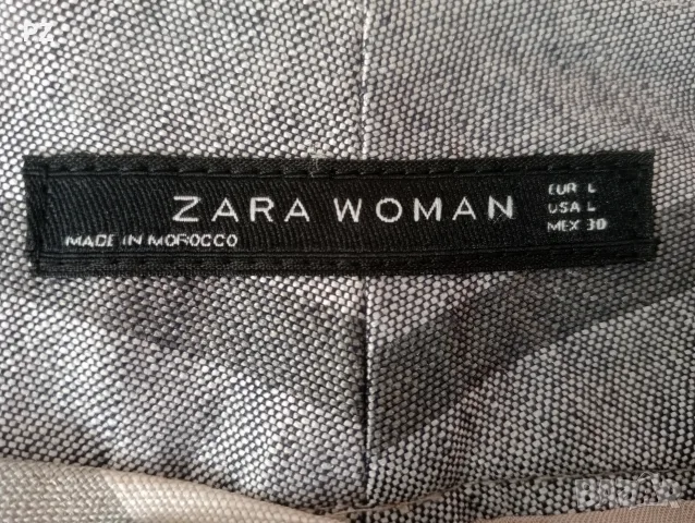 Ленена пола Zara, снимка 3 - Поли - 55671027
