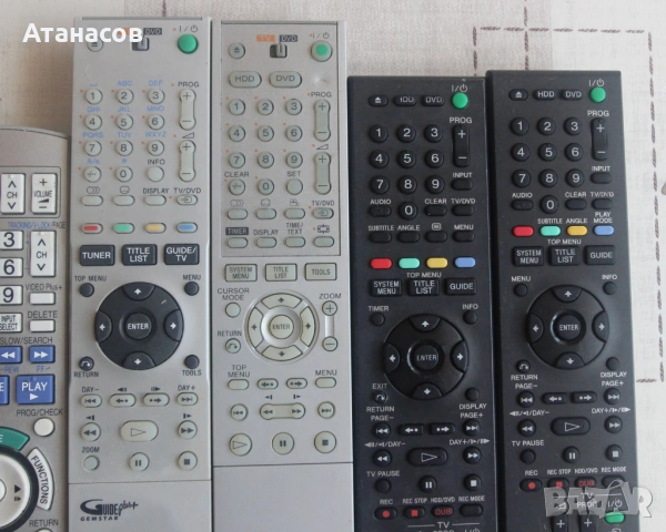 Дистанционно за записващо DVD - Sony, Panasonic, LG, JVC, Sharp, снимка 5 - Части и Платки - 54601081