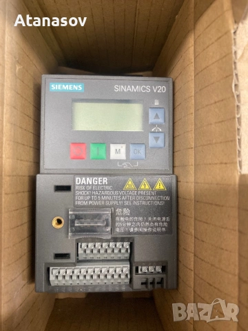 Честотен регулатор(инвертор) Siemens 0.37кW/220в, снимка 5 - Други машини и части - 53781743